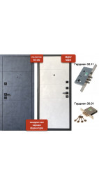 Модель VD-50 Бетон серый/Бетон снежный