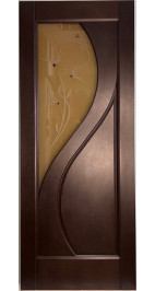 Шпон венге; тон черный дуб 