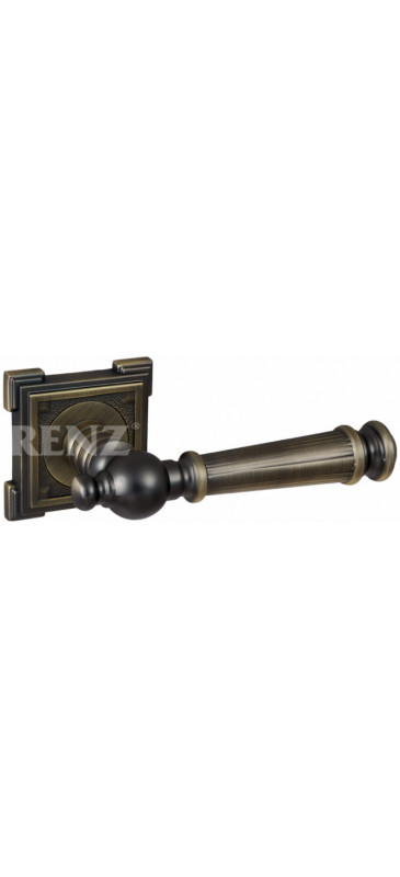 Ручка дверная «ВАЛЕНСИЯ» бронза античная матовая - фото